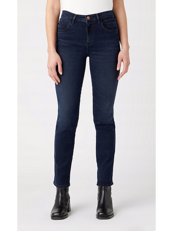 Wrangler Wrangler Jeansy Slim Niebieski Slim Fit