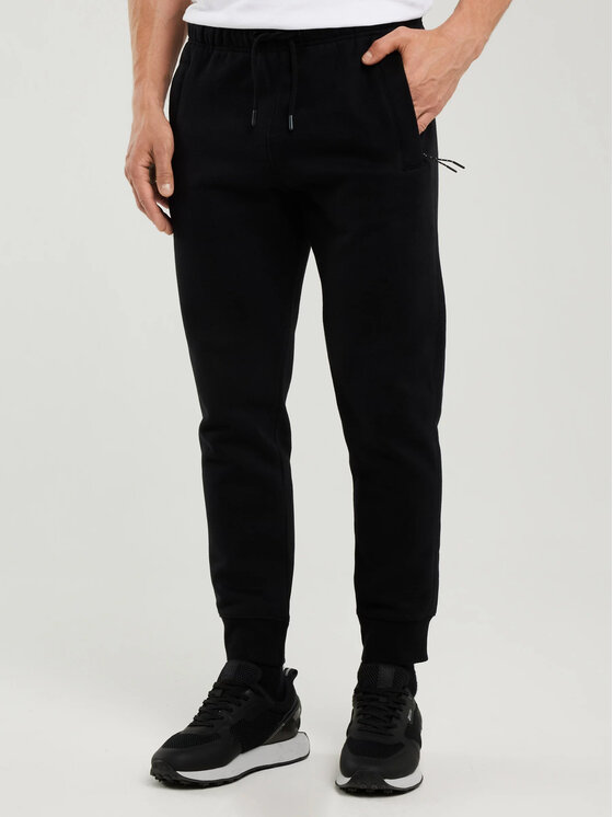 BIG STAR BIG STAR Spodnie dresowe KERSYN Czarny Basic Fit