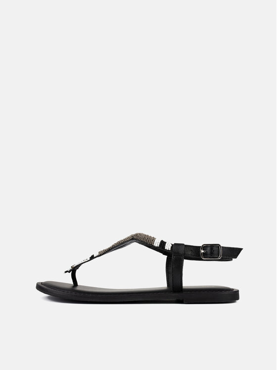 L37 L37 Sandali DESERT FLOWER Nero