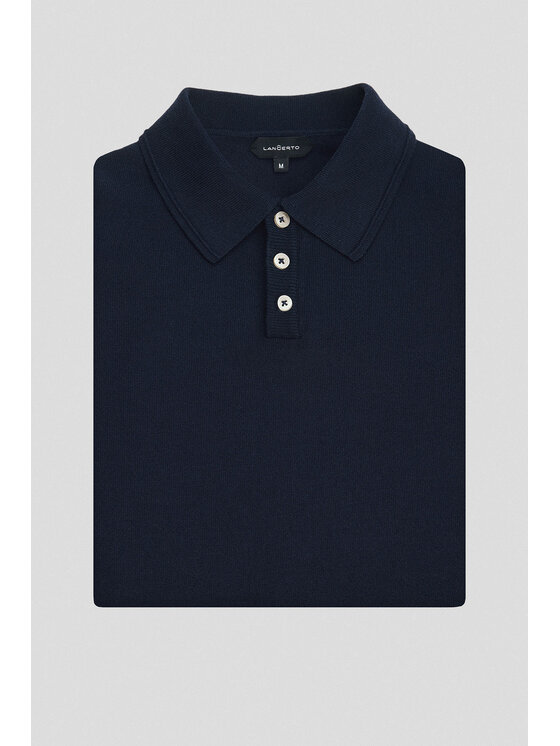 Lancerto Lancerto Polo Nils PO073125000049 Granatowy Regular Fit