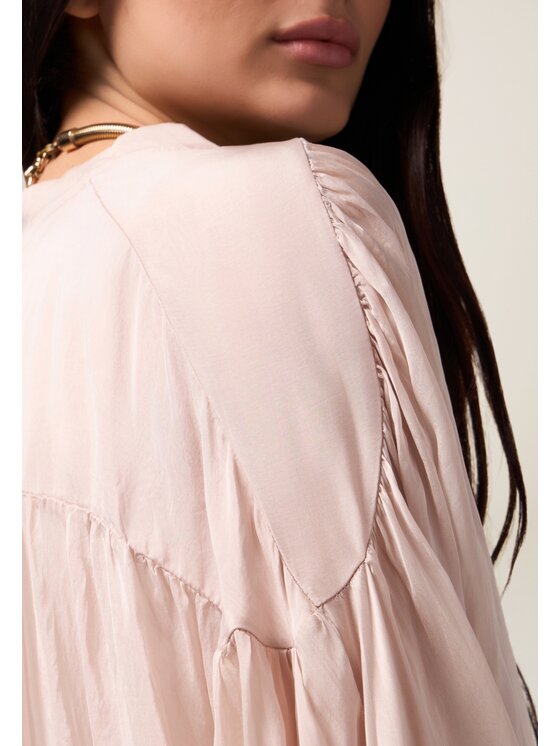 Oltre Oltre Blusa 2228E000331N006 Rosa Baggy Fit