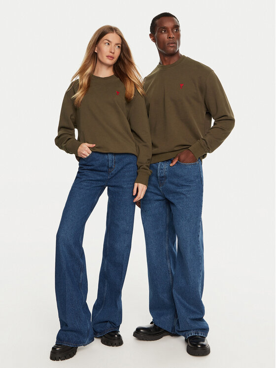 AMI Paris AMI Paris Jopa USW035730 Rjava Regular Fit