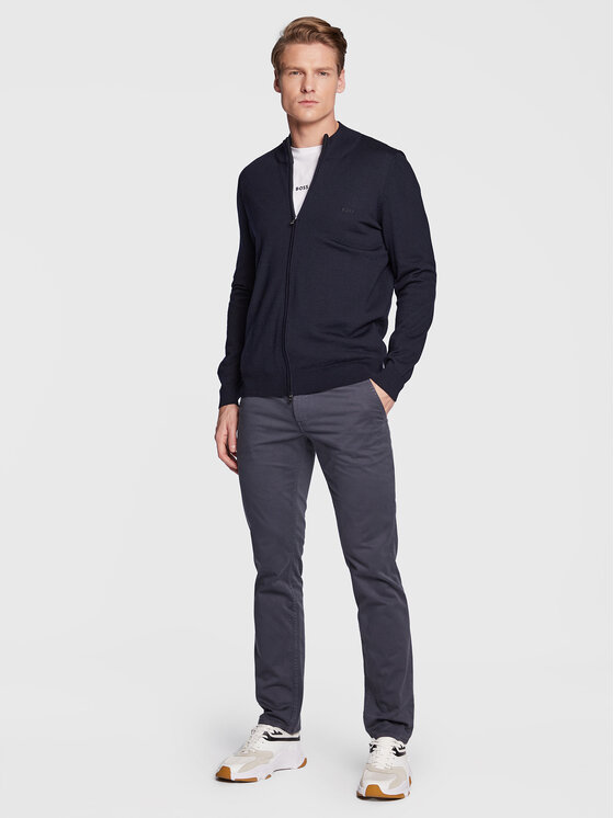 BOSS Boss Kardigāns Balonso_L 50476347 Tumši zils Regular Fit