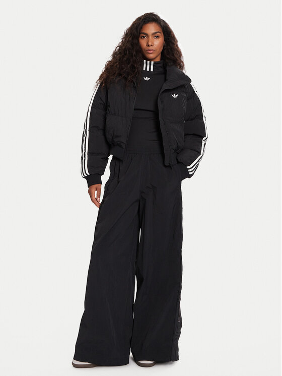 adidas adidas Giubbotto invernale adicolor JX2970 Nero Loose Fit