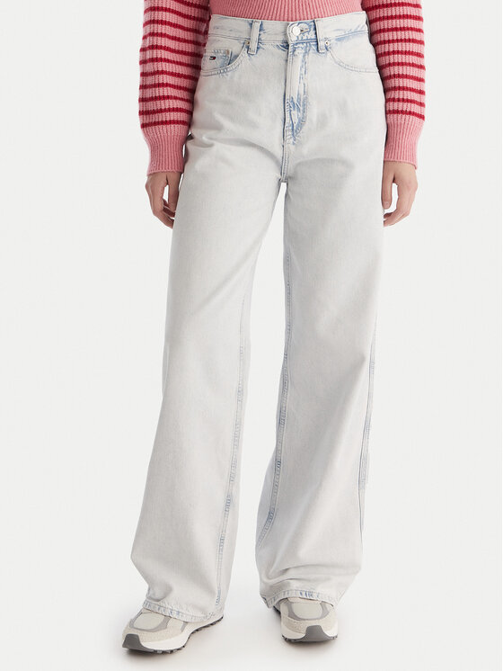 Tommy Jeans Tommy Jeans Blugi Claire DW0DW21378 Albastru Wide Leg