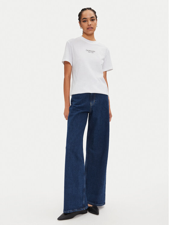 Calvin Klein Calvin Klein Tričko New York K20K208064 Biela Regular Fit