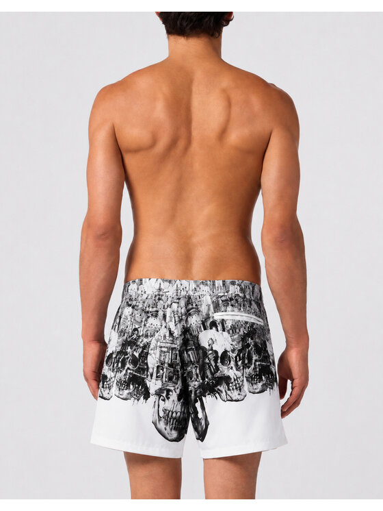 PHILIPP PLEIN PHILIPP PLEIN Kąpielówki 30471 Biały