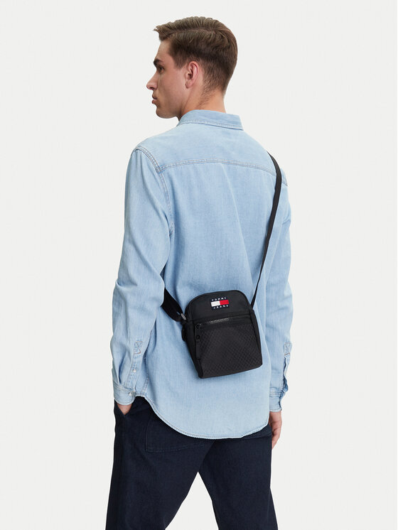 Tommy Jeans Geantă crossover Tjm Archive Reporter AM0AM13397 Negru