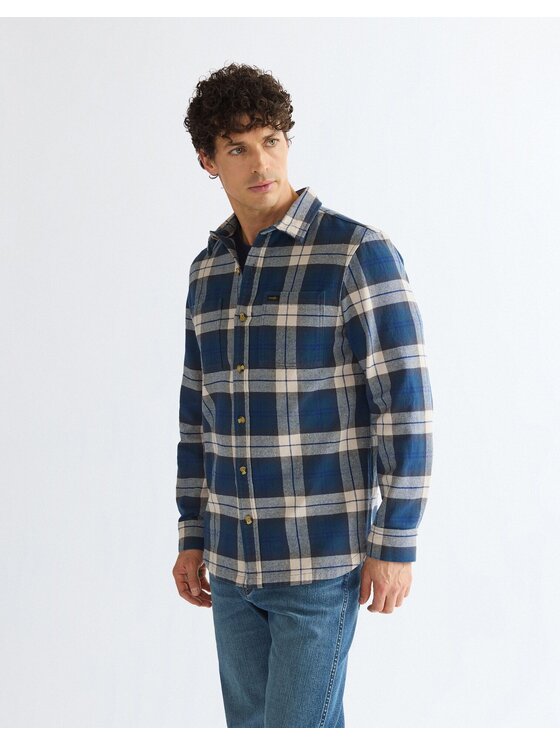 Wrangler Wrangler Koszula OVERSHIRT Kolorowy Regular Fit