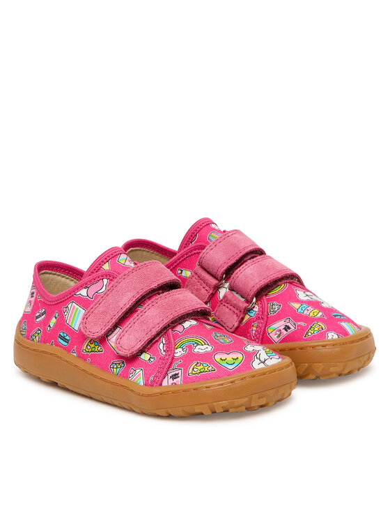 Froddo Froddo Kapcie Barefoot Canvas G1700440-10 S Różowy