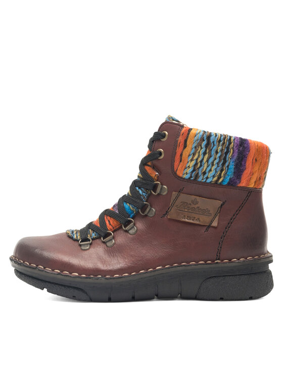 Rieker Rieker Škornji 73343-35 Bordo rdeča