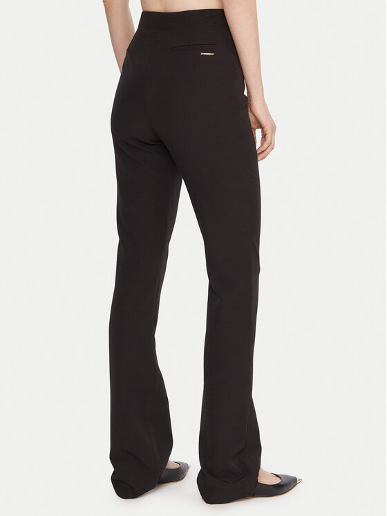Just Cavalli Just Cavalli Stoffhose 79PAA131 N0626 Schwarz Flare Fit