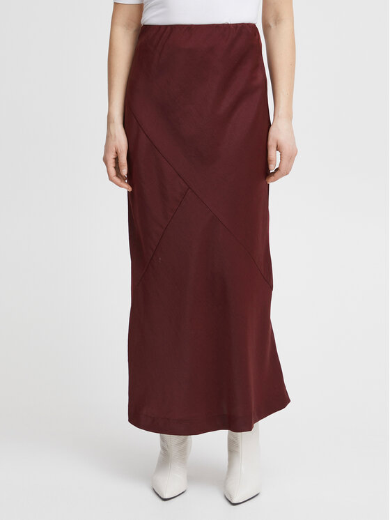 b.young b.young Gonna midi 20813858 Bordeaux Regular Fit