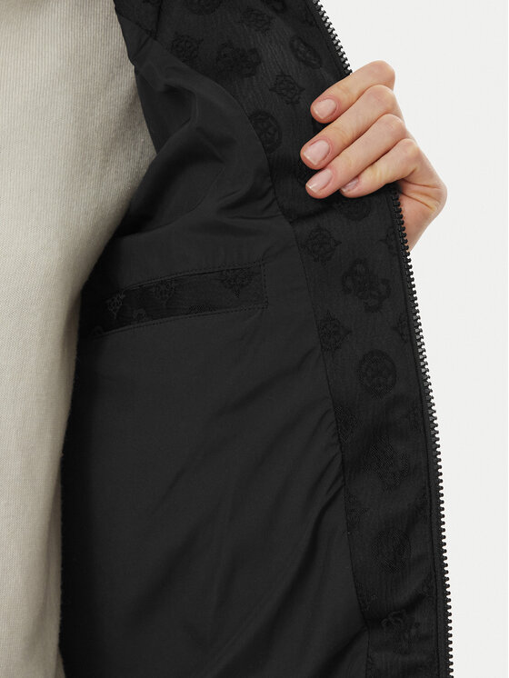 Guess Guess Зимно яке V6BL06 W4302 Черен Regular Fit
