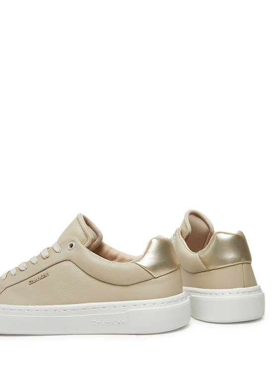 Calvin Klein Calvin Klein Снікерcи Cupsole Lace Up W/Ml HW0HW02288 Écru