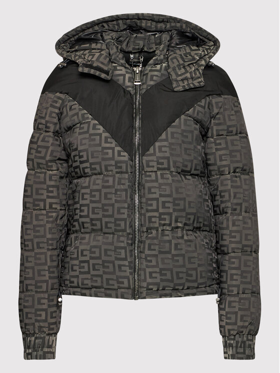 Guess Guess Winterjacke Alma W1BL26 WE4K0 Schwarz Regular Fit