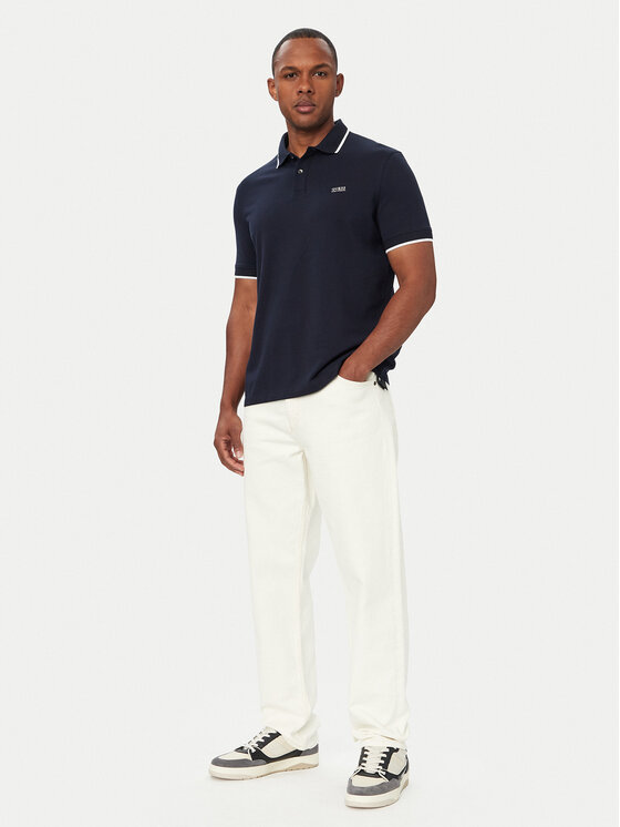 Guess Guess Polo majica M6YP47 K4898 Mornarsko modra Regular Fit