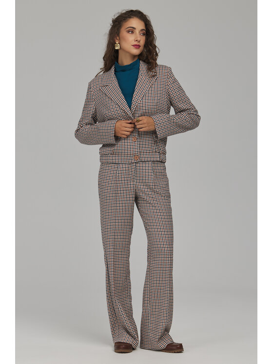 NIFE NIFE Bluzka B235 Zielony Slim Fit