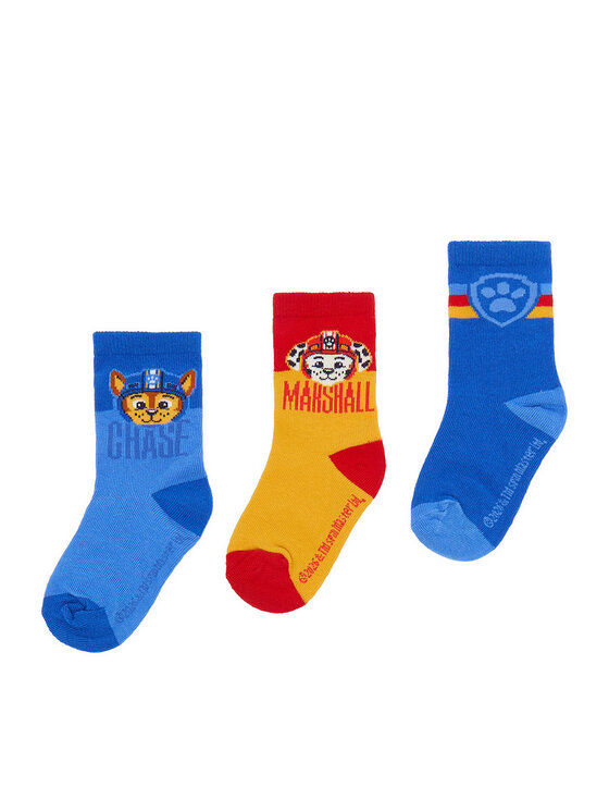 Paw Patrol Paw Patrol Pikad sokid CEO-ACCCS-SS26-219PAW(3-PACK) Värviline