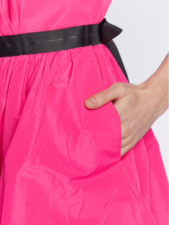 PINKO Pinko Kokteilinė suknelė Cefalonia 100332 Y3LE Rožinė Regular Fit