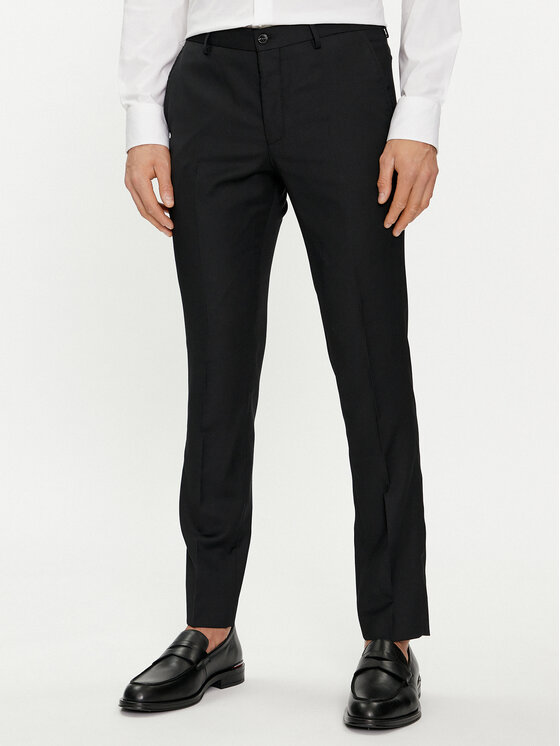 Jack & Jones Jack & Jones Oblek Solaris 12148166 Čierna Super Slim Fit