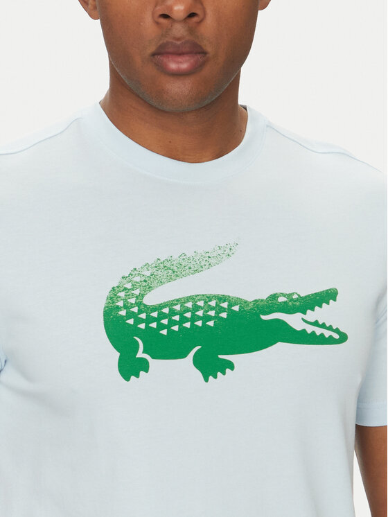 Lacoste Lacoste Tricou TH8970 Albastru celest Regular Fit
