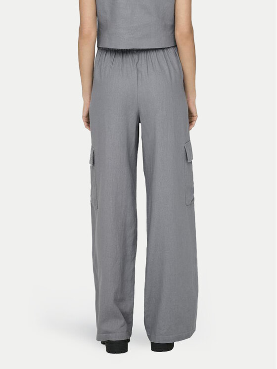 JDY JDY Pantaloni din material Say 15325001 Gri Wide Leg