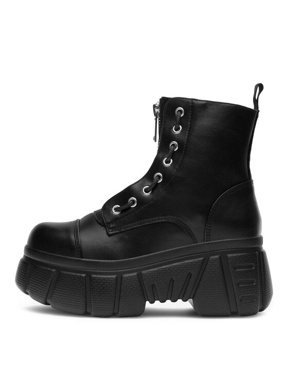 DeeZee DeeZee Schnürschuhe H1937-8 Schwarz