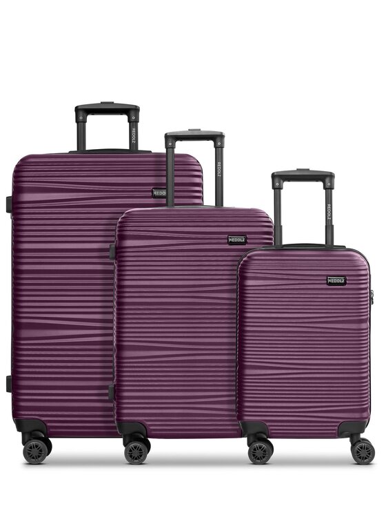 Redolz Redolz Komplet walizek 296288 Czerwony