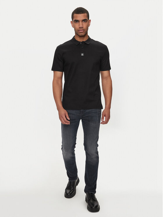 HUGO Hugo Polo Deabono_D 50517638 Crna Regular Fit
