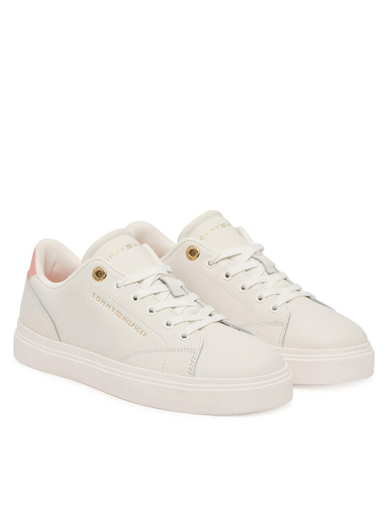 Tommy Hilfiger Tommy Hilfiger Сникърси Th Chic Sneaker FW0FW09105 Кремав