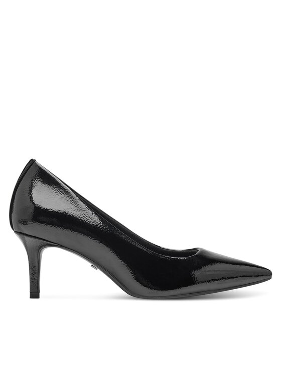 Pantofi cu toc subțire s.Oliver 5-22408-42 Black Patent 018