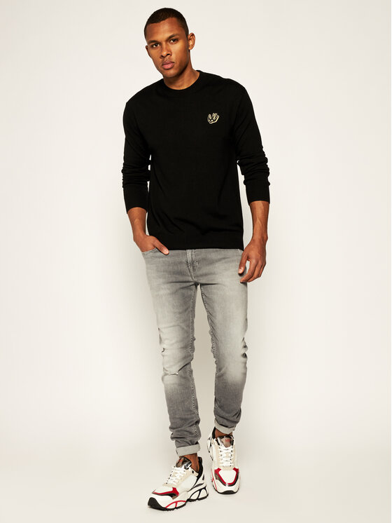 MCQ Alexander McQueen MCQ Alexander McQueen Светр 578041 RON09 1000 Чорний Regular Fit