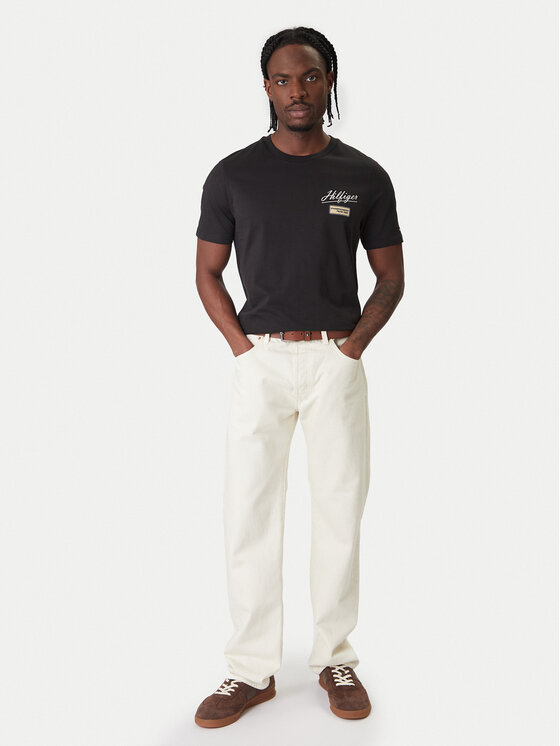 Tommy Hilfiger Tommy Hilfiger Tričko Modern Ath Graphic MW0MW41471 Čierna Regular Fit