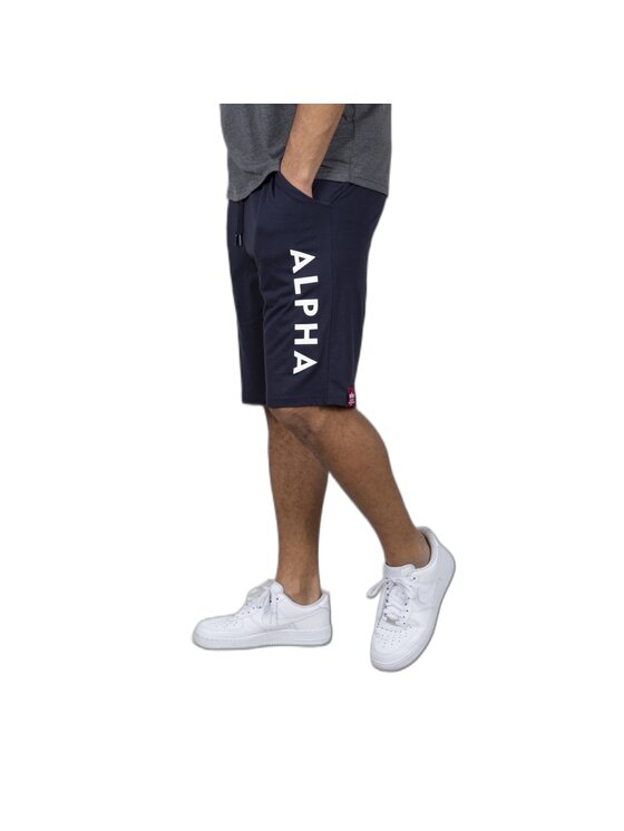 Alpha Industries Alpha Industries Szorty materiałowe AI.116366-07-XL Granatowy Regular Fit