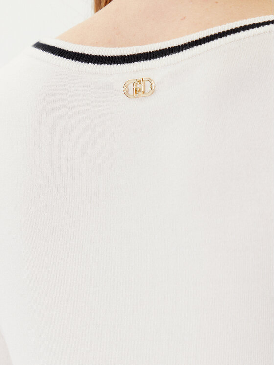 Liu Jo Sport Liu Jo Sport Pullover TF5209 MS49I Écru Regular Fit