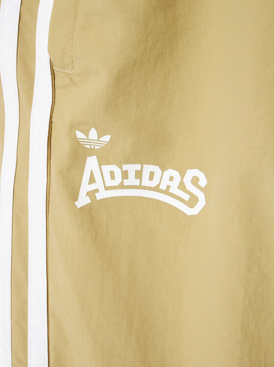 adidas adidas Donji dio trenerke Woven HC4541 Bež Loose Fit