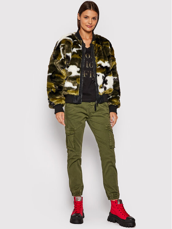 Alpha Industries Alpha Industries Μπόμπερ μπουφάν MA-1 128002 Μαύρο Regular Fit