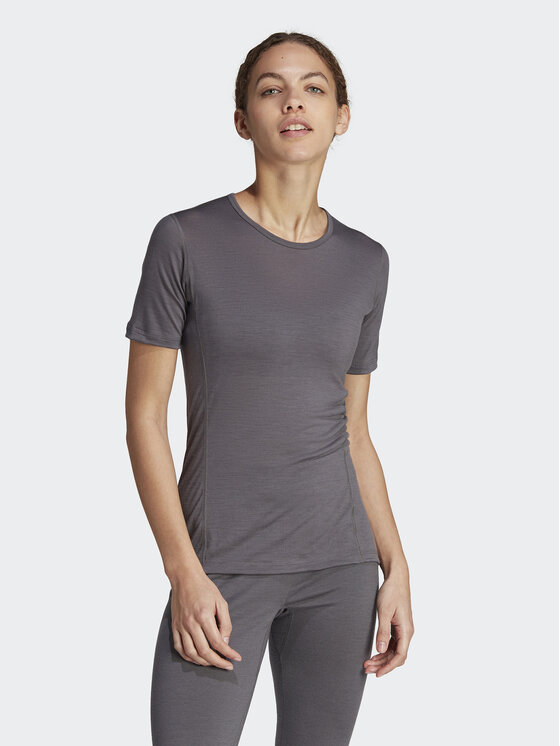 adidas adidas Termoaktiivne aluspesu ülemine osa Xperior Merino 150 HZ8550 Hall Slim Fit