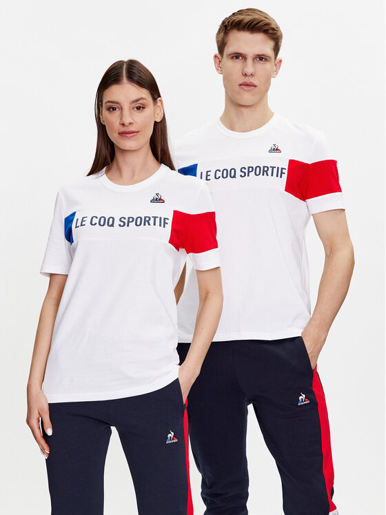 Le Coq Sportif Le Coq Sportif T-Shirt Unisex 2310012 Biały Regular Fit