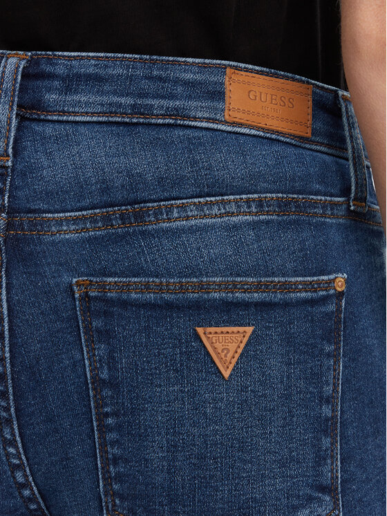 Guess Guess Teksad WBGA58 D4MZ0 Tumesinine Straight Leg