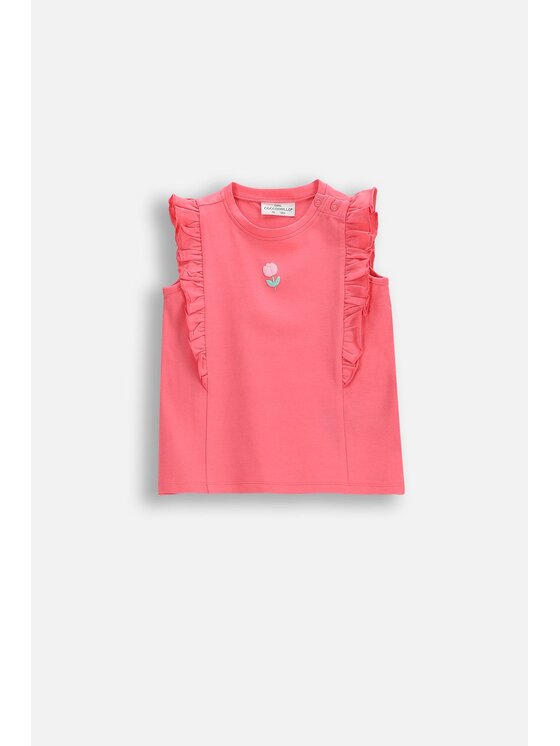 Coccodrillo Coccodrillo T-Shirt WC6143204TGN-007 Różowy Regular Fit