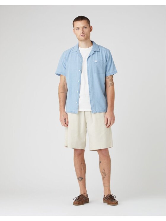 Wrangler Wrangler Camicia LS 1 PKT SHIRT Blu Regular Fit