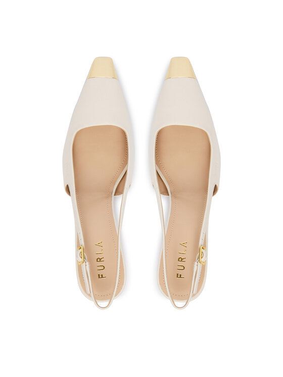 Furla Furla Pumps Metal Slingback YM29FML X30000 CN 1704S Creme