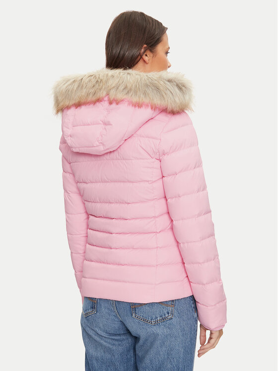 Tommy Jeans Tommy Jeans Daunenjacke Basic DW0DW18312 Rosa Slim Fit