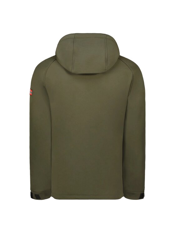 Geographical Norway Geographical Norway Kurtka softshell WY1161H/GN-Kaki Zielony Regular Fit