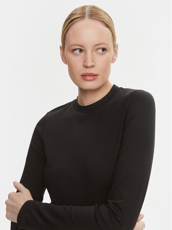Calvin Klein Jeans Calvin Klein Jeans Rochie de zi Logo Elastic J20J222518 Negru Regular Fit