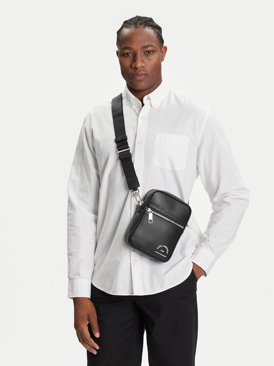 KARL LAGERFELD KARL LAGERFELD Crossover torbica A3M30341 Crna