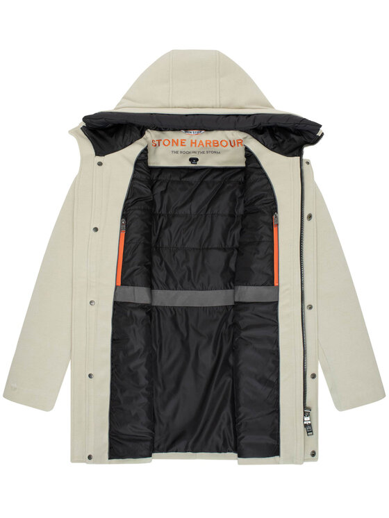 Stone Harbour Stone Harbour Kurtka zimowa Fenroos Szary Regular Fit
