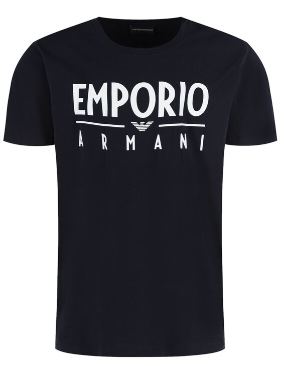 Emporio Armani Emporio Armani Tricou 3H1T90 1J0AZ 0922 Bleumarin Regular Fit